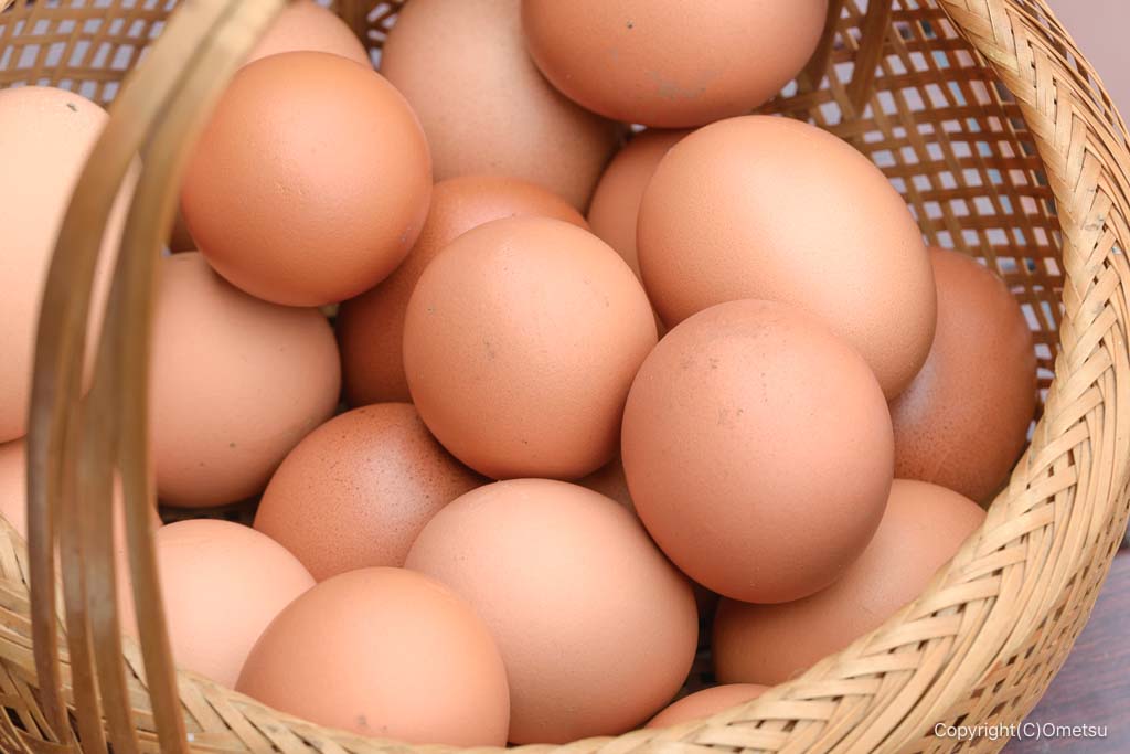 奥多摩・しろまる卵の、赤玉