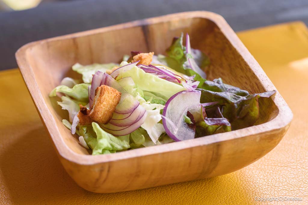 奥多摩・アースガーデンの、サラダ