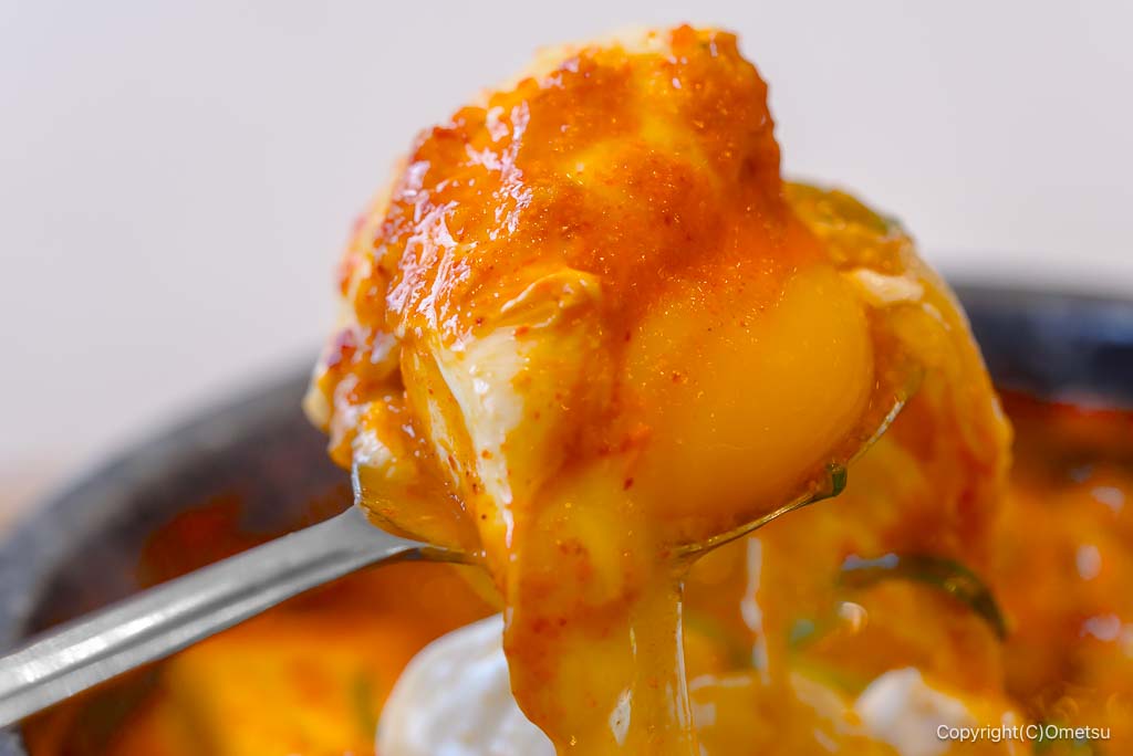 トゥックン² 青梅今寺店のスンドゥブと、卵