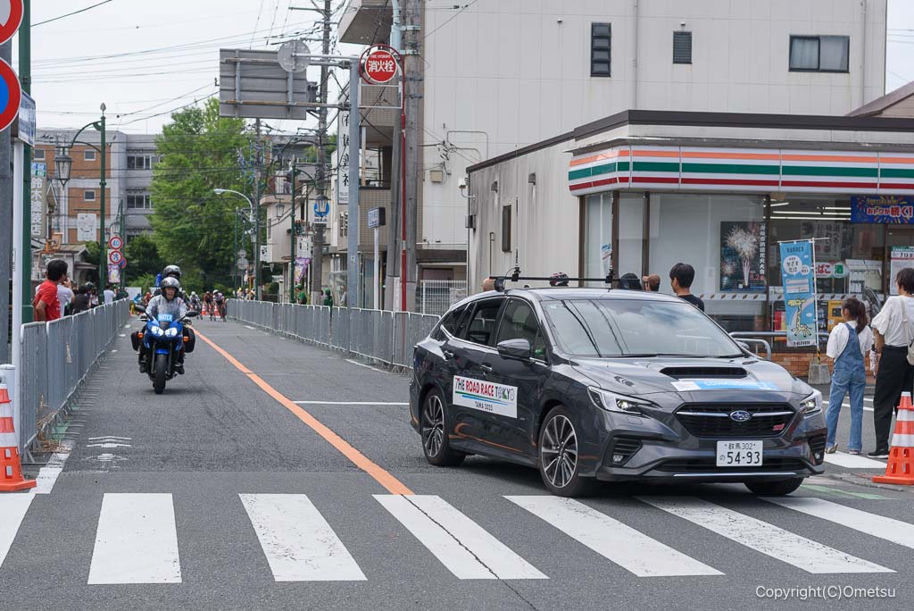 THE ROAD RACE TOKYO TAMA 2025の、事務局先導車