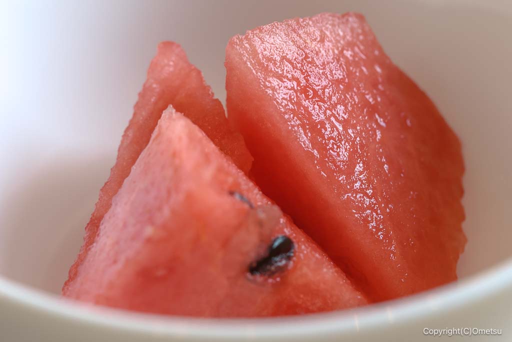 羽村・楢の森の、スイカ