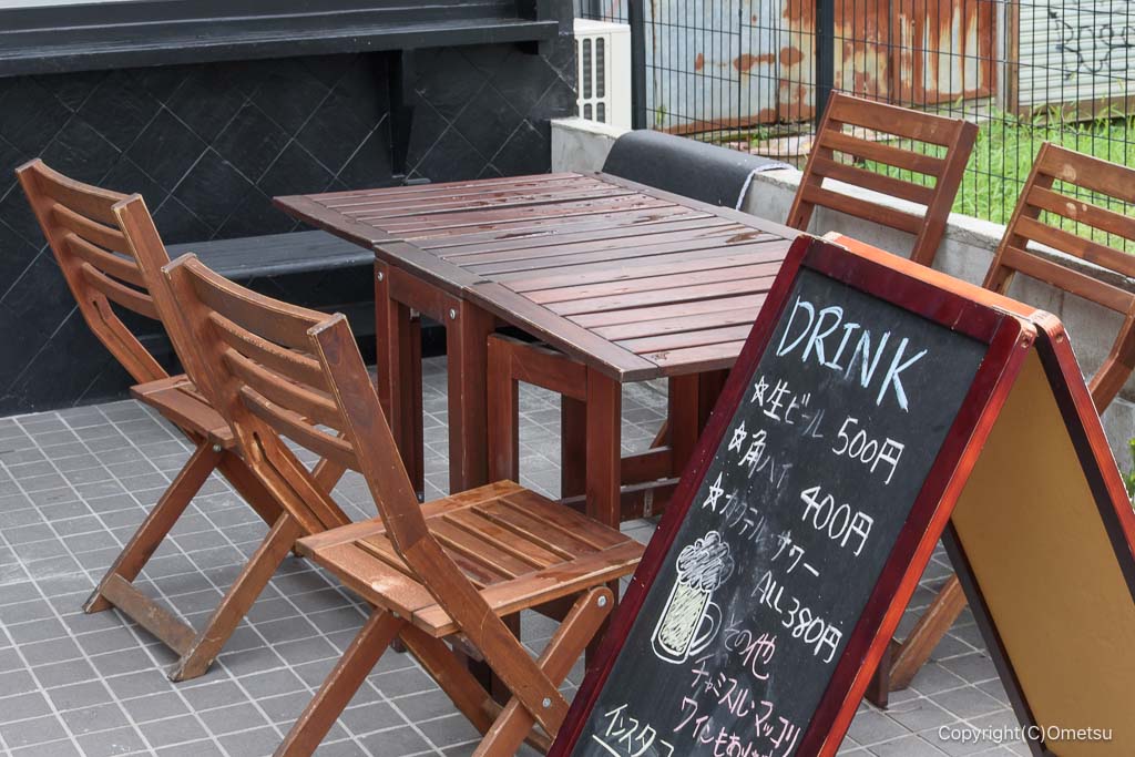 福生・義理TANDOORI HOUSEの野外席