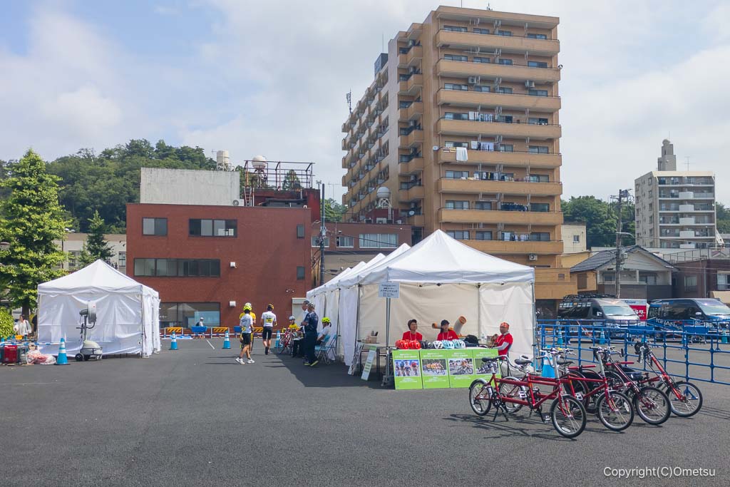 THE ROAD RACE TOKYO TAMA 2025の、パラサイクリング体験コーナー