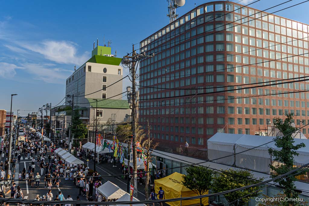 第75回福生七夕祭り、屋台会場