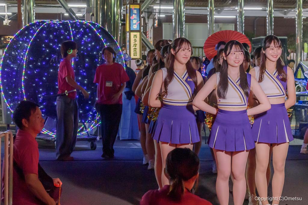 第75回福生七夕祭りの、上智大学公認インカレチアダンス