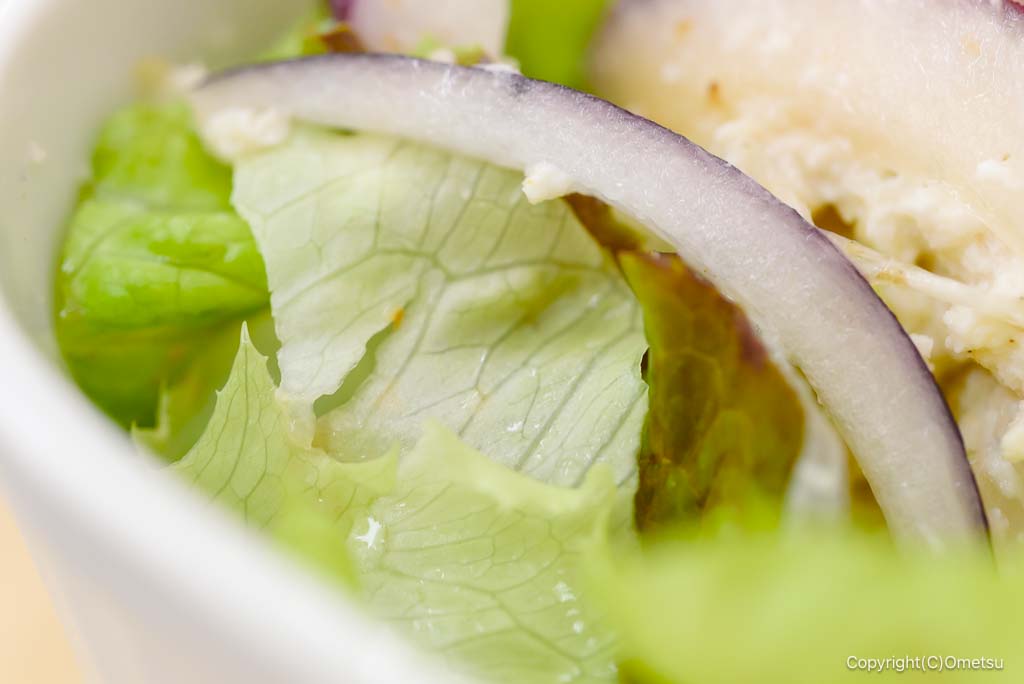 青梅市・Toful Bagel cafeのサラダの野菜