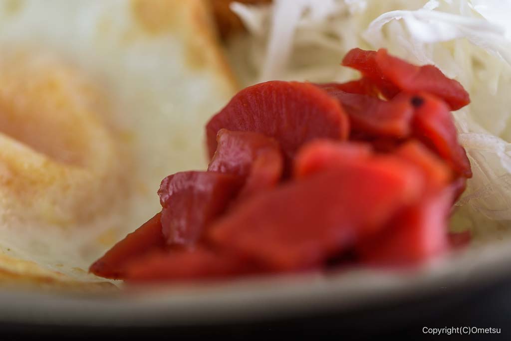 ジョイフル本田瑞穂店・ゴーゴーカレーの福神漬け