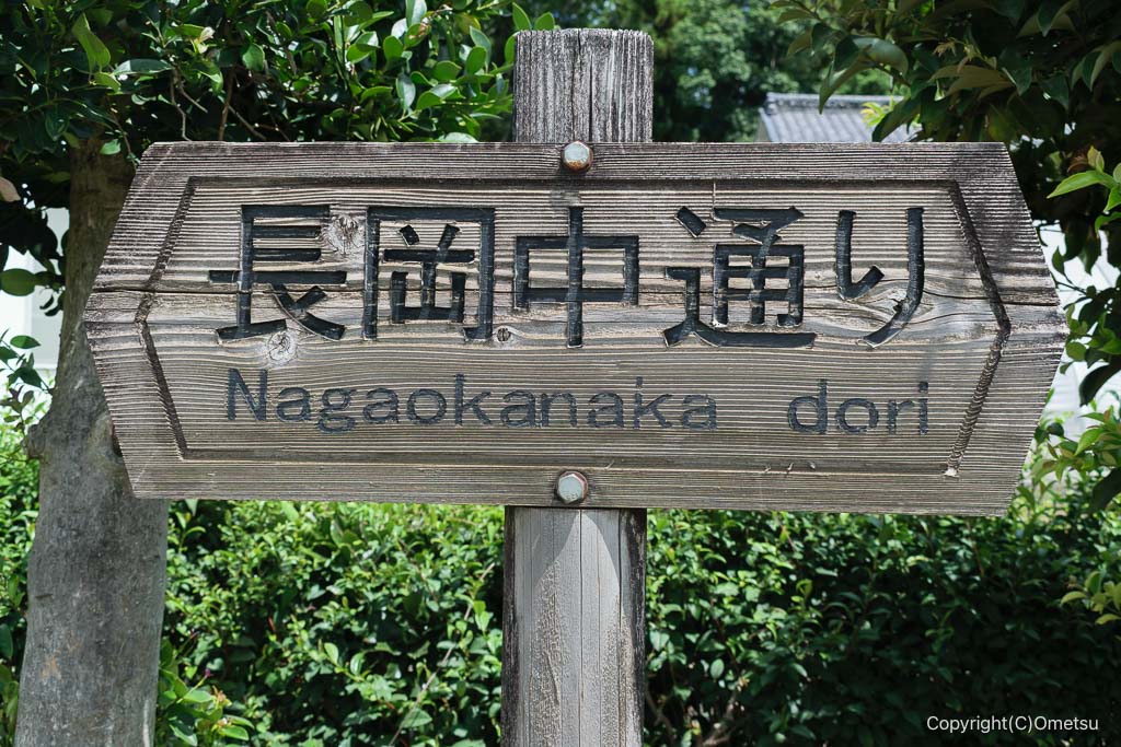 瑞穂町・長岡中通り道標