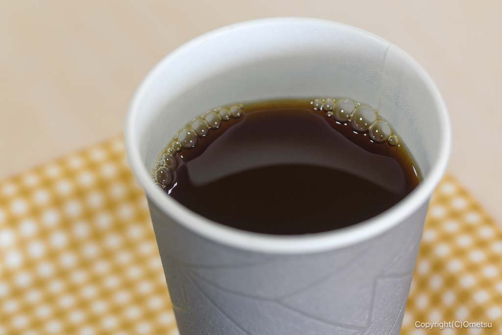 青梅市役所・カフェだんだんの、多摩ワールドコーヒーのオリジナルブレンド