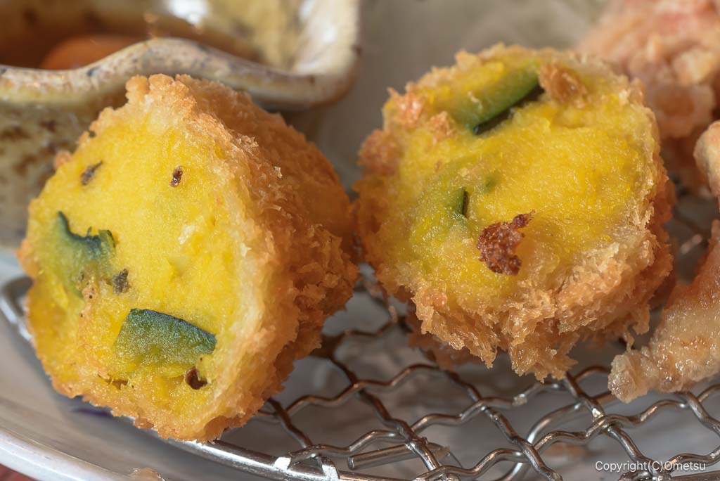 大戸屋・熊川店の、大戸屋ランチのカボチャのコロッケ