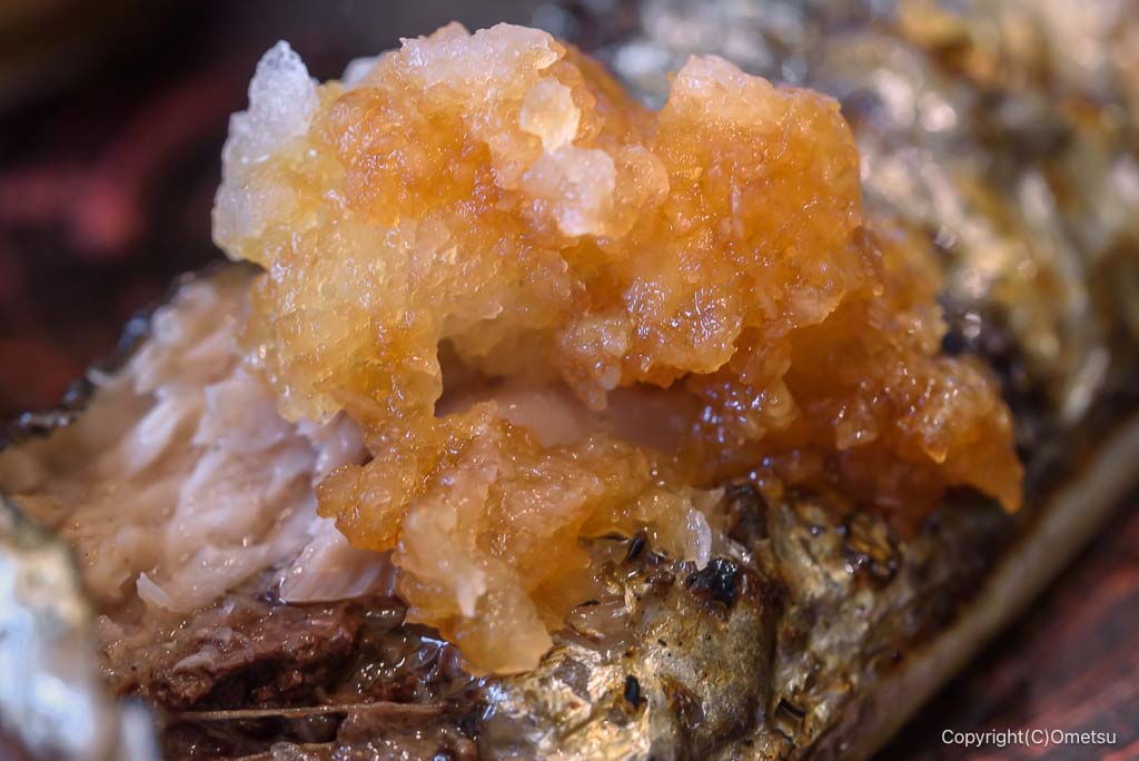 大戸屋・熊川店の、生さんまと大根おろし