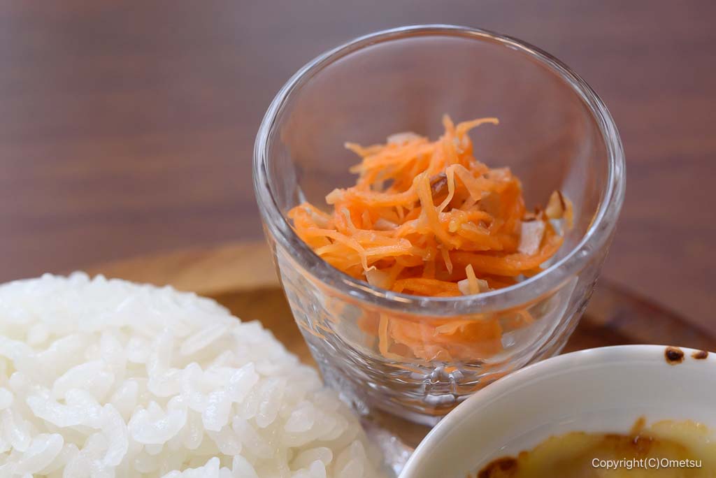 青梅市・新町の、糀cafe itoyaのキャロットラペ