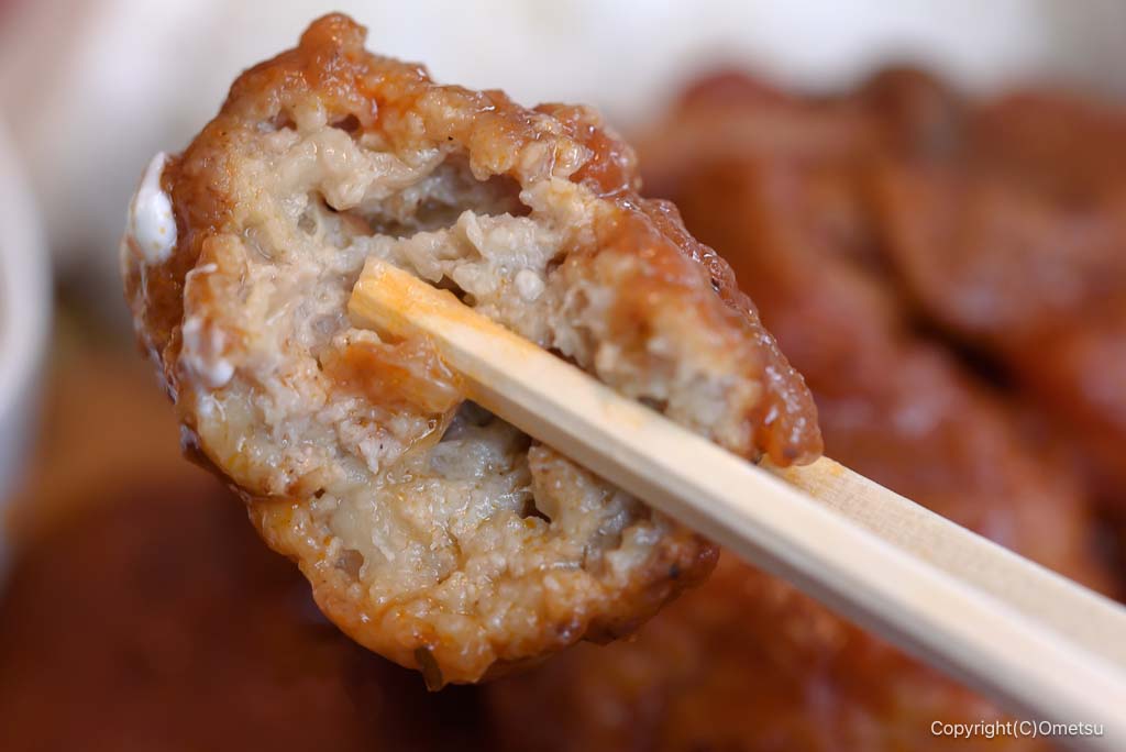 青梅市・新町の、糀cafe itoyaのミートボールの肉