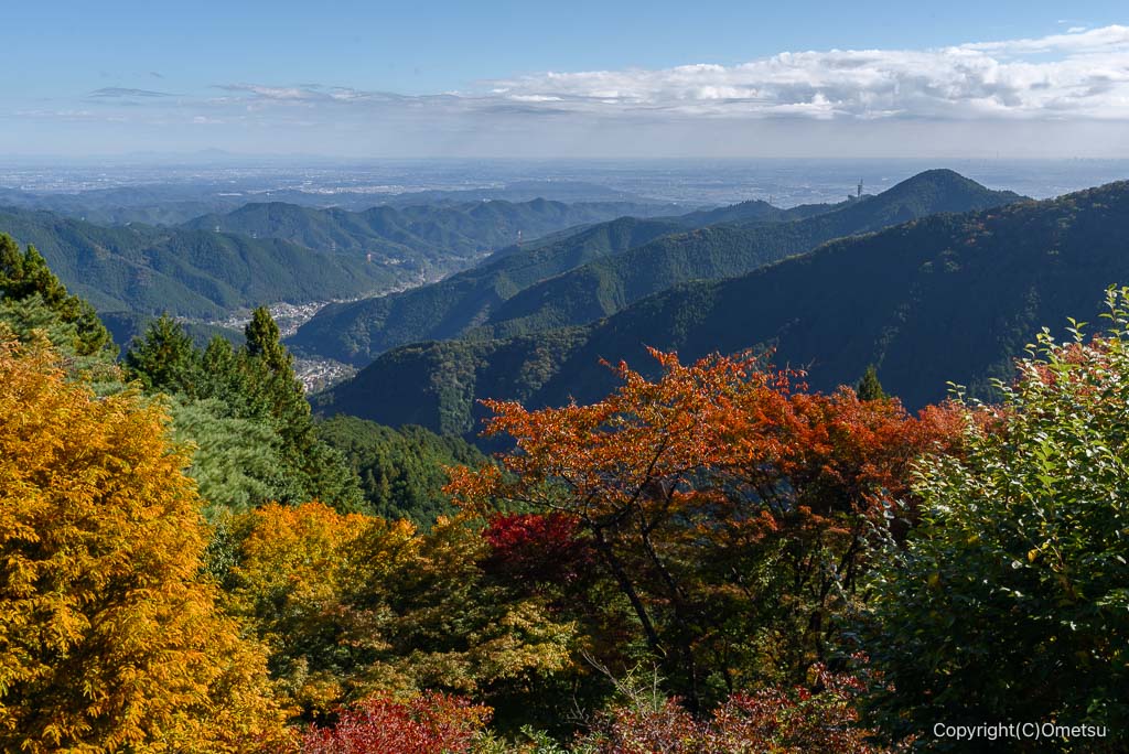 青梅市・御岳山、御岳平からの展望