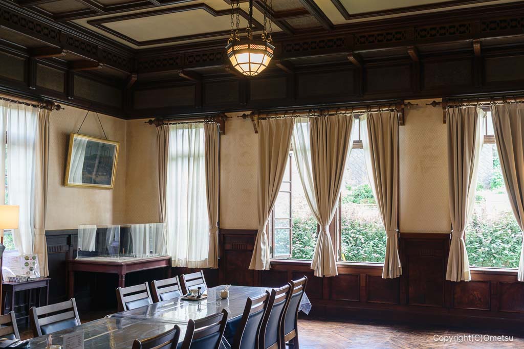 入間市・旧石川久美製糸西洋館、食堂