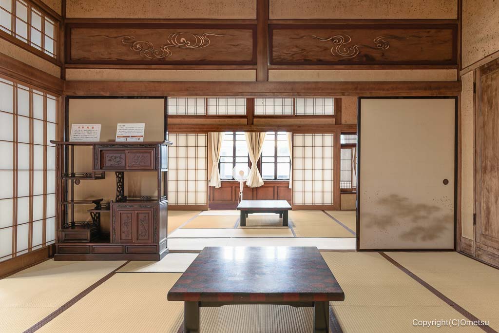 入間市・旧石川久美製糸西洋館2階・和室