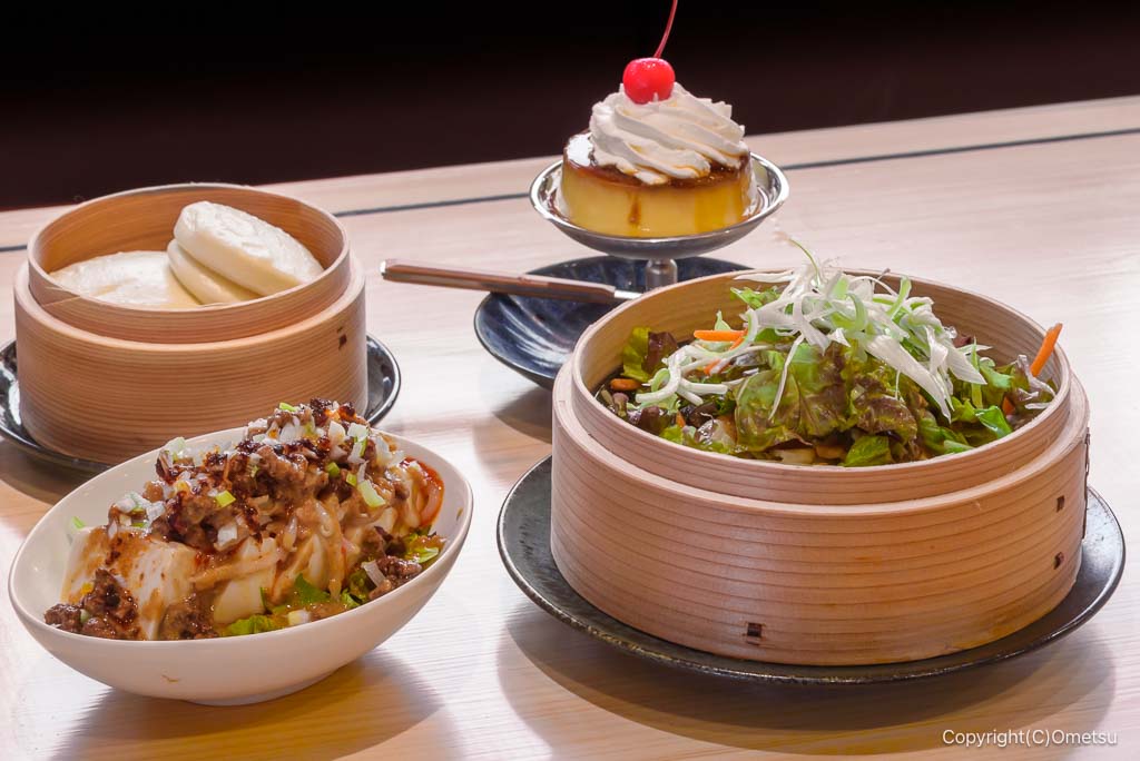 大阪王将・青梅店の、蒸し料理、冷菜、スイーツ