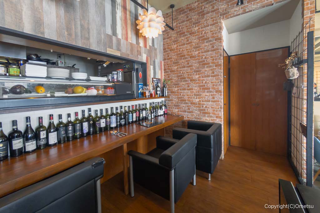 羽村のイタリアン、LeBettola1965のカウンター席