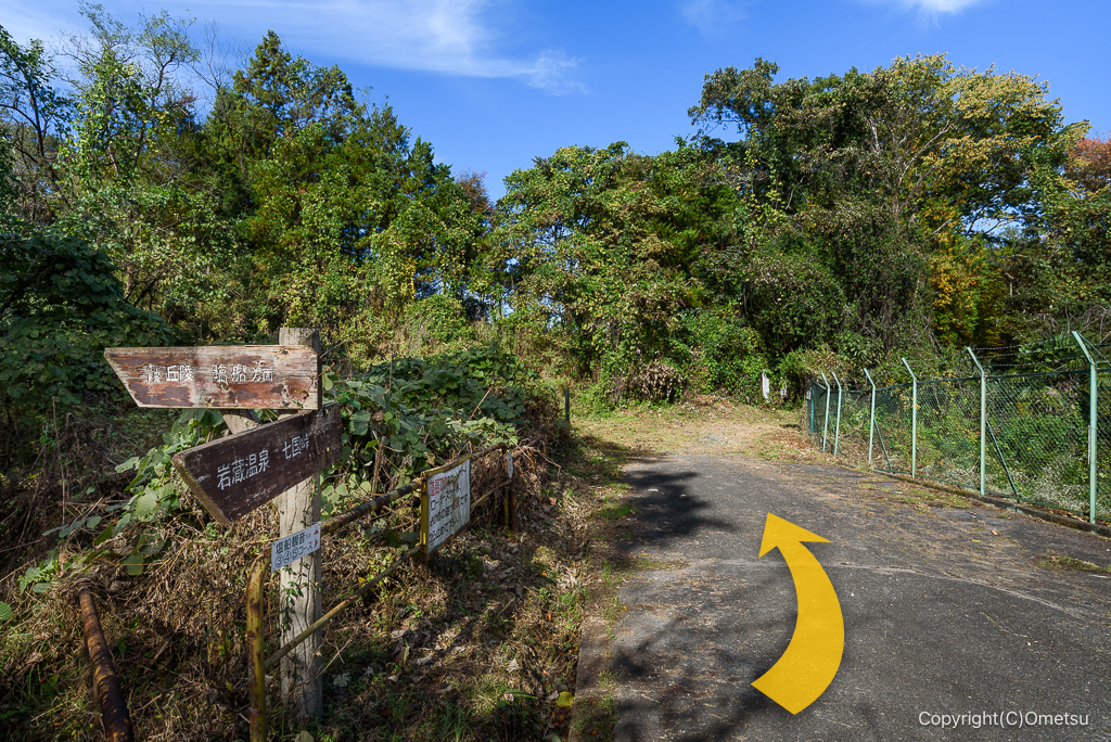 青梅・霞丘陵の林道