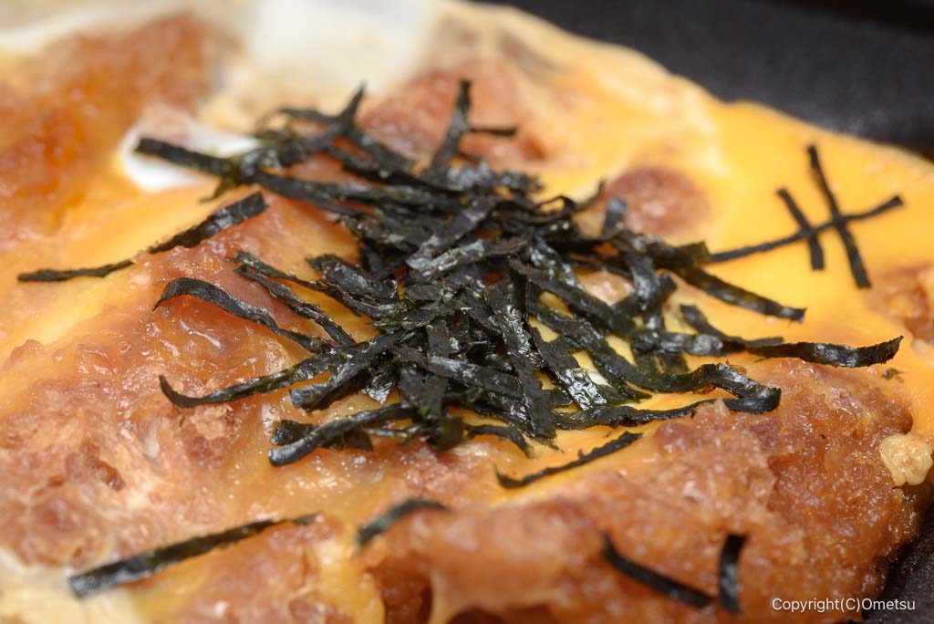 トライアル・西友のカツ重の、海苔