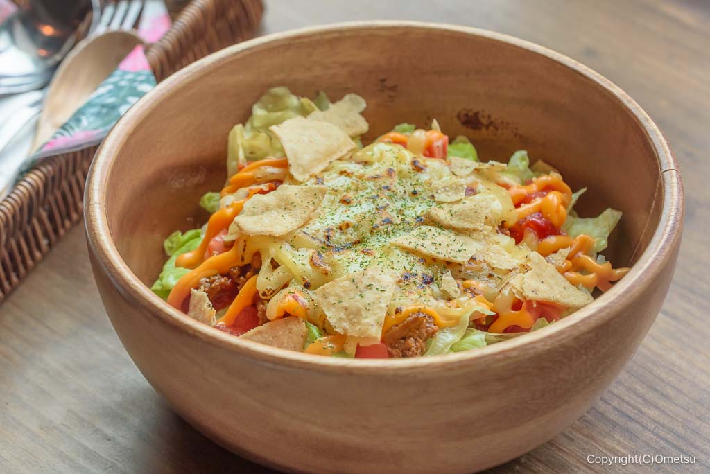 福生・ブルーオーシャンズ プレートの、タコライス