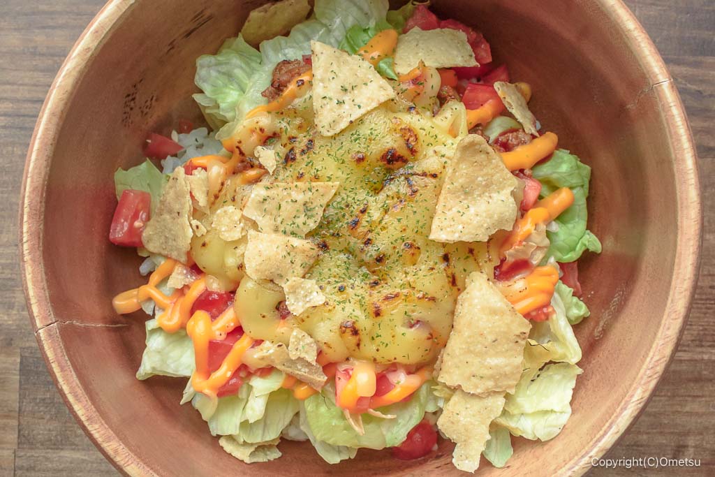 福生・ブルーオーシャンズ プレートの、タコライス