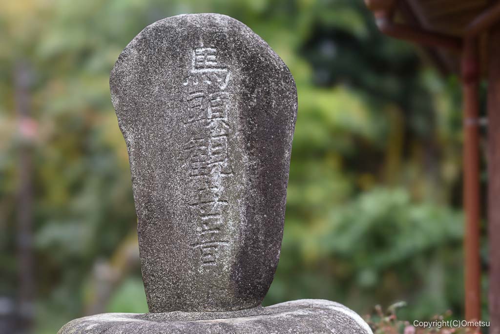 奥多摩・棚沢の、旧青梅街道の、馬頭観音