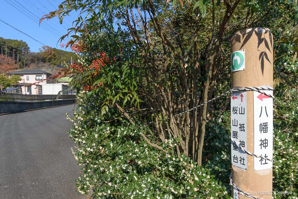 入間市・桜山展望台入口