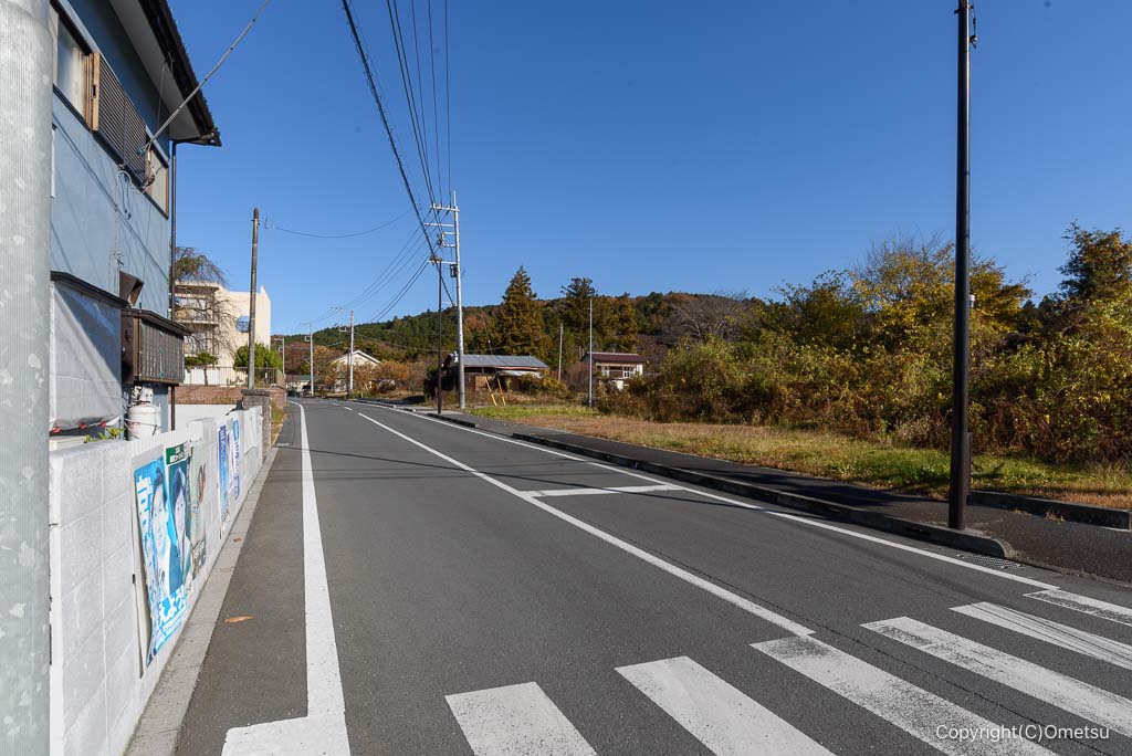 青梅・成木1丁目の道路