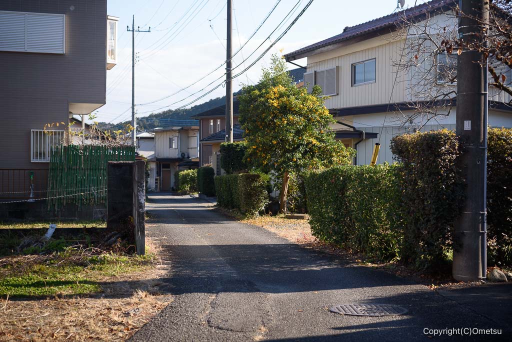 飯能・名栗街道の旧道