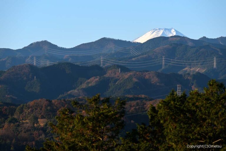 飯能・柏木山からの富士山