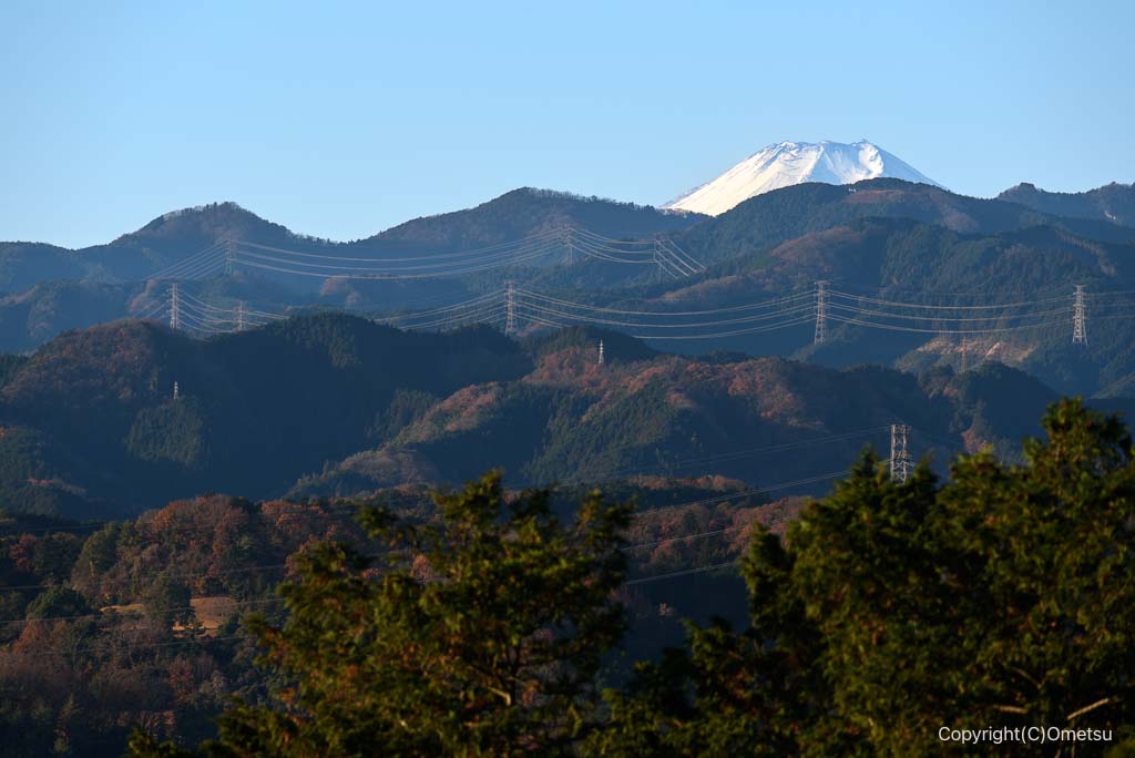 飯能・柏木山からの富士山
