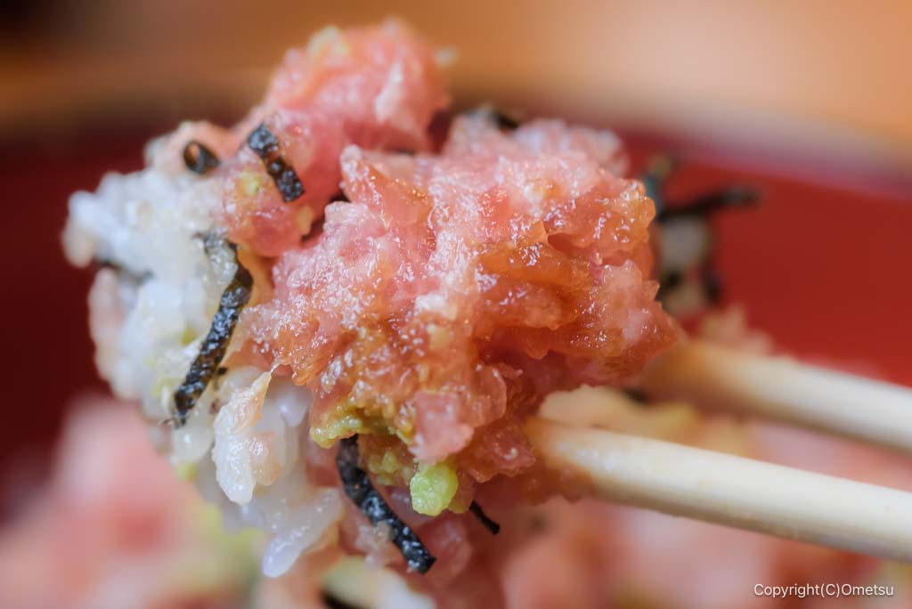 羽村「コミュニティレストランらるご」のネギトロ丼