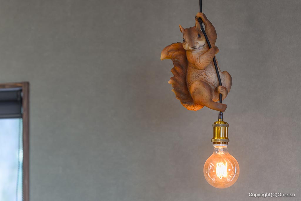 青梅市「まゆみの森カフェ」のリスの小物