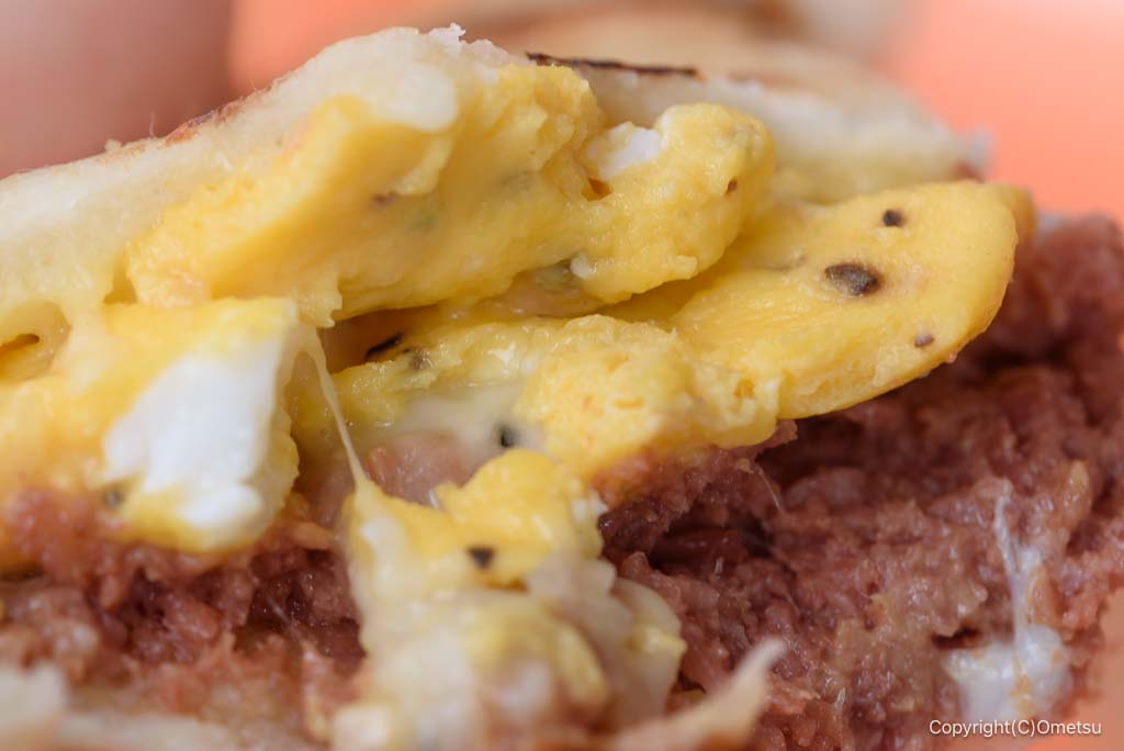 瑞穂町のMUMU COFFEE BEANSの、ホットサンドの玉子