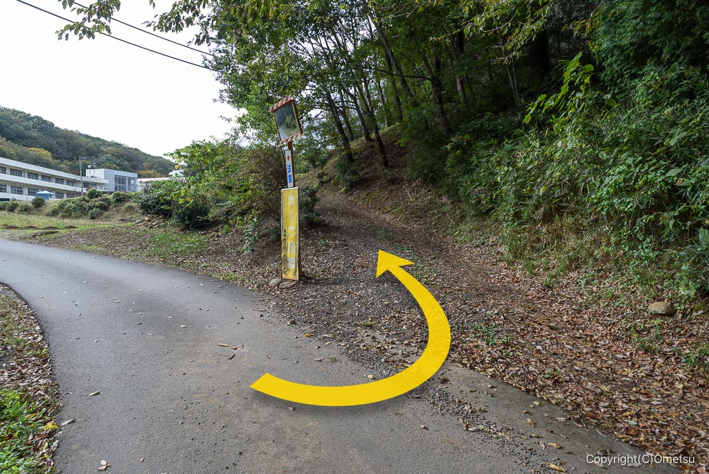 青梅・大幡神社の入口