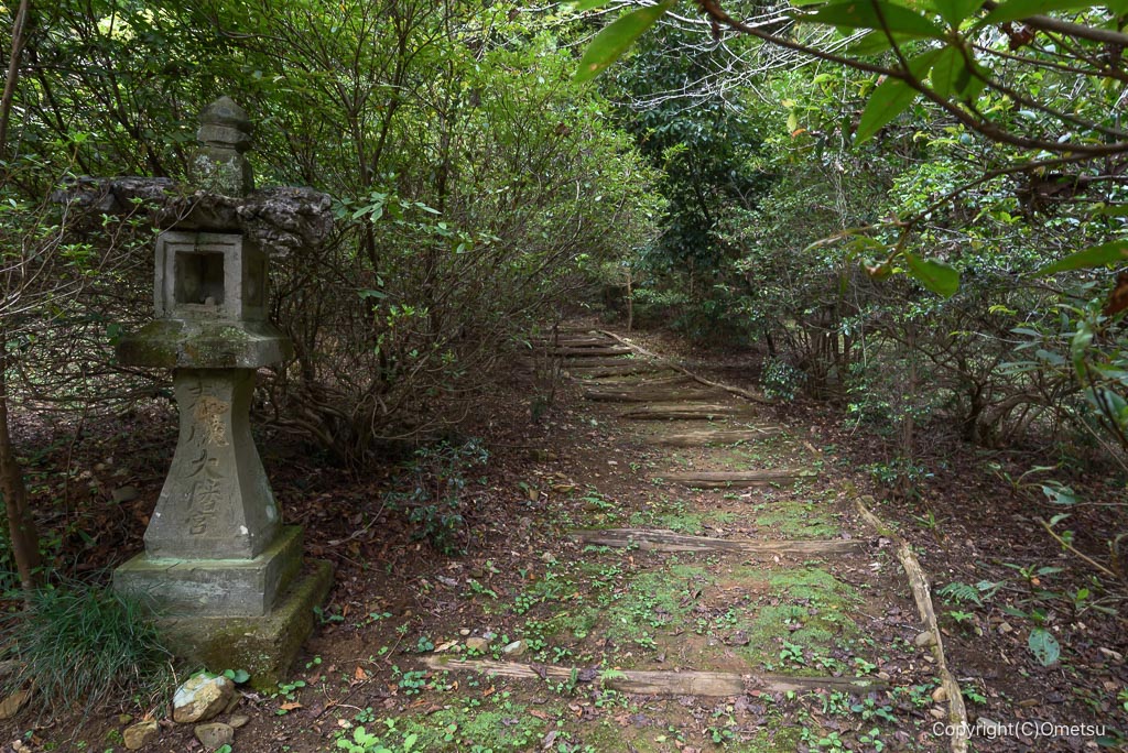 青梅・大幡神社の参道
