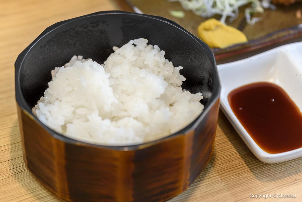 羽村「とんかつ ちがさき」の、ご飯