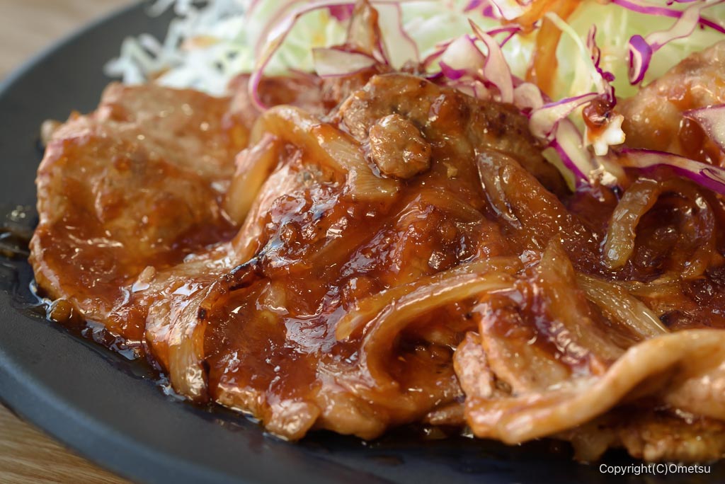 「フレッシュランド西多摩 よつ葉の湯」の、TOKYO-X生姜焼き