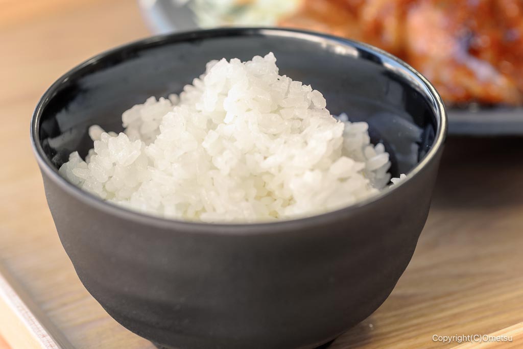 「フレッシュランド西多摩 よつ葉の湯」の、ご飯