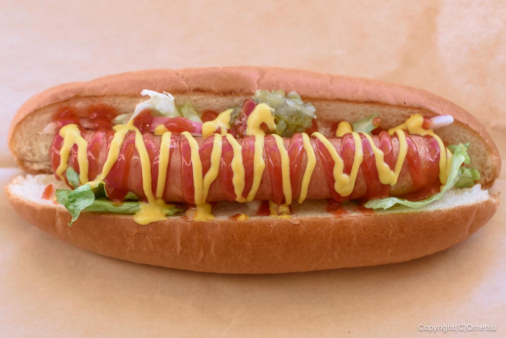 「フレッシュランド西多摩 よつ葉の湯」の、福生ドッグ