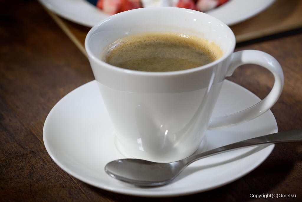 昭島市「むすぶキッチン」の、コーヒー