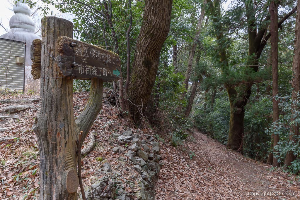 永山ハイキングコース・森下分岐