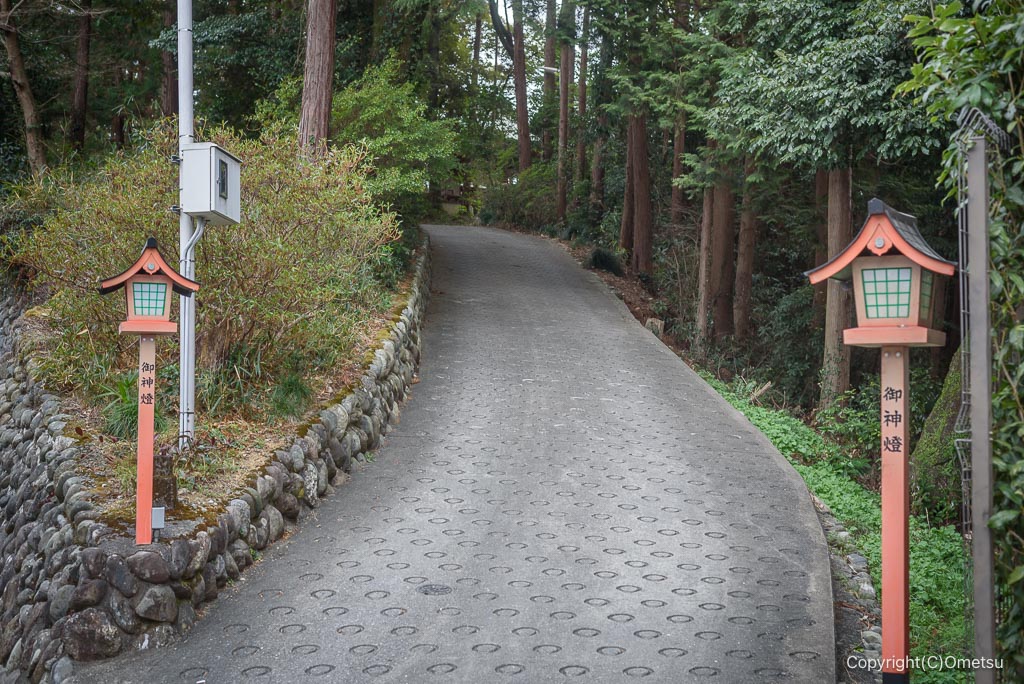 青梅・住吉神社、裏参道