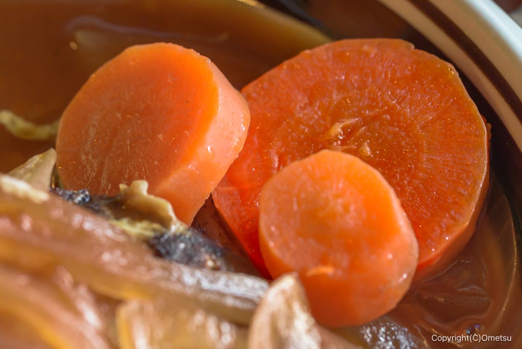 日の出町・古民家カフェJIKKA JIKKAのニンジンのグラッセ