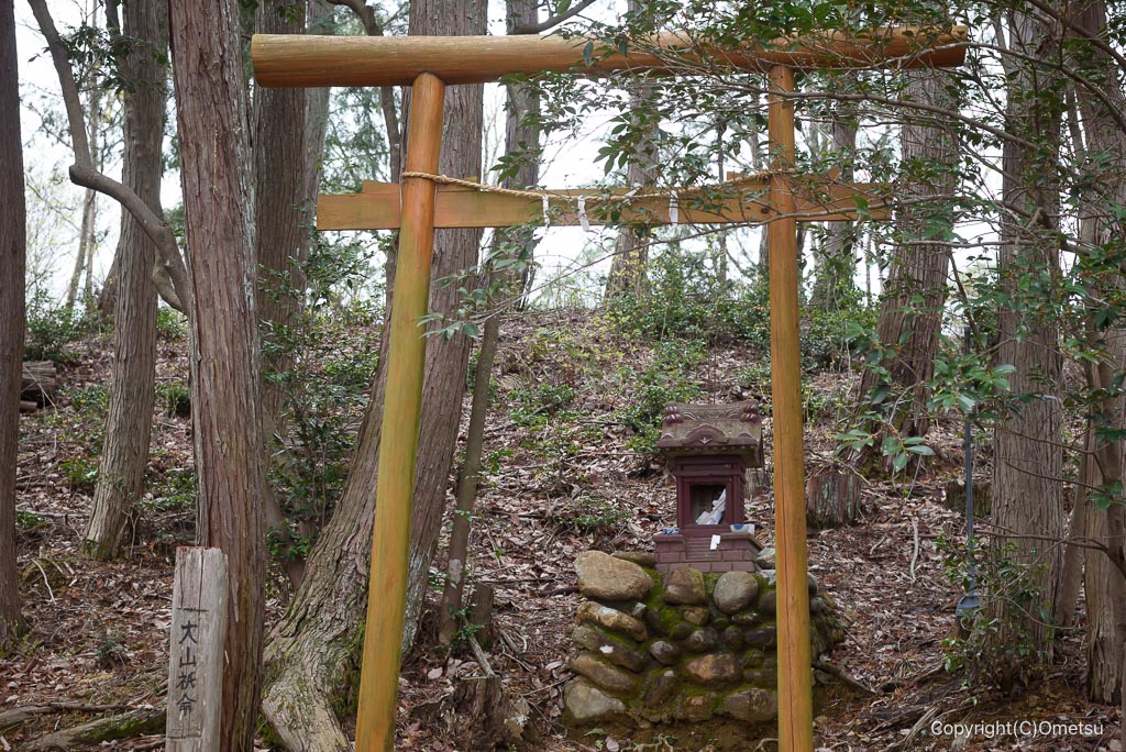 青梅・霞丘陵の大山祇神祠