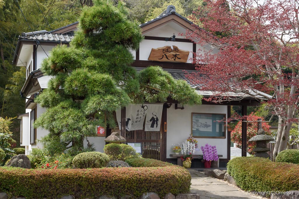 青梅・塩船観音寺前の蕎麦店・八木
