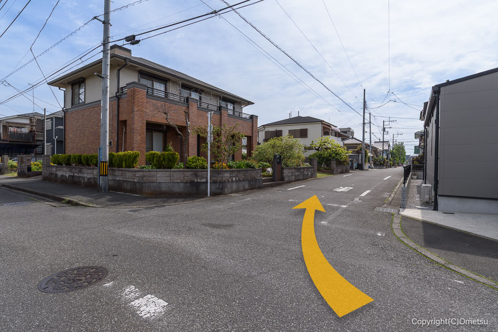 青梅市・新町4丁目の交差点