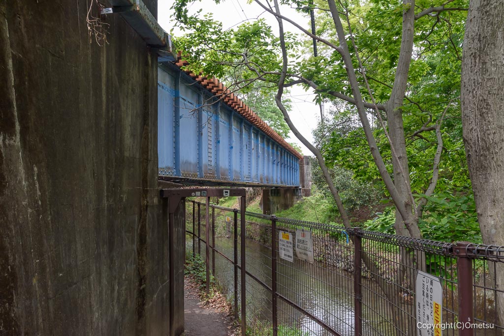 玉川上水・八高線鉄橋