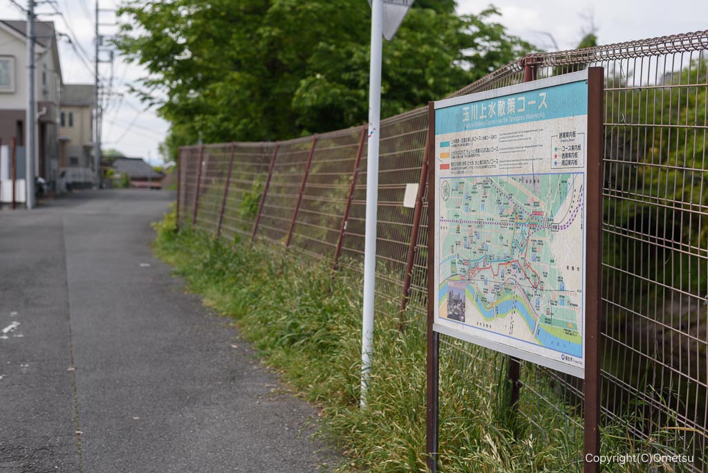 福生市・長徳寺付近の玉川上水